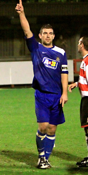 Ben Andrews celebrates Worthings first goal
