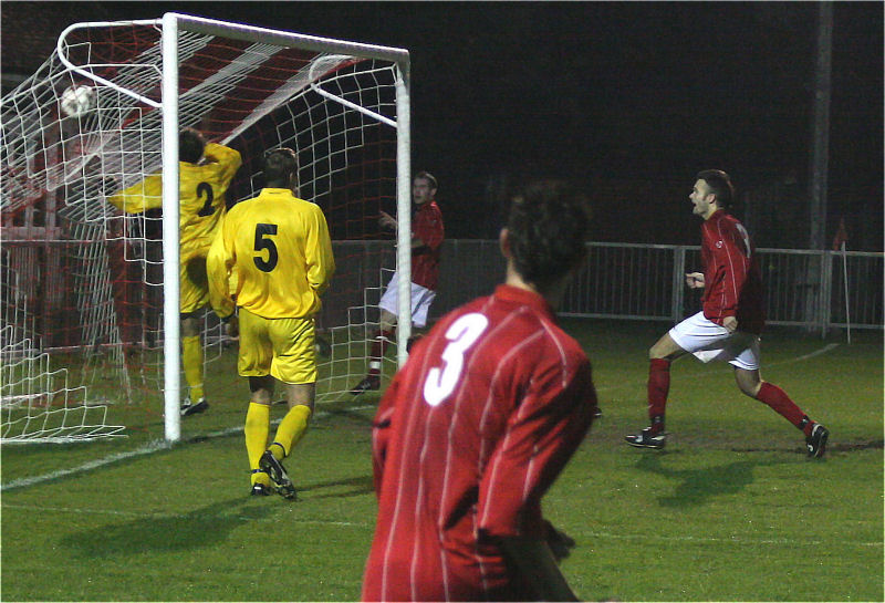...and puts Arundel one up in the 75th minute
