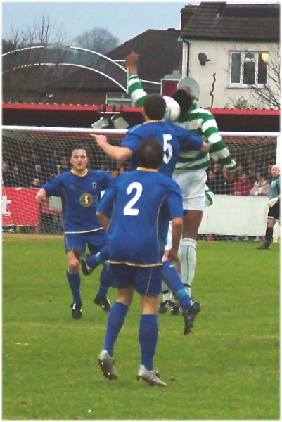 Antony (Frankie) Howard challenges Paul Scott watched by Gibbo
