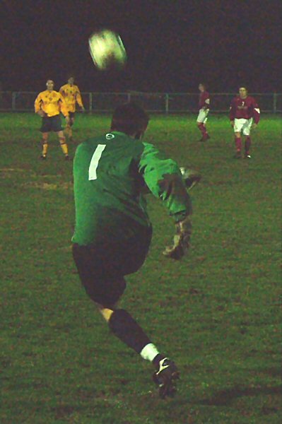 A Ben O'Connor goal kick
