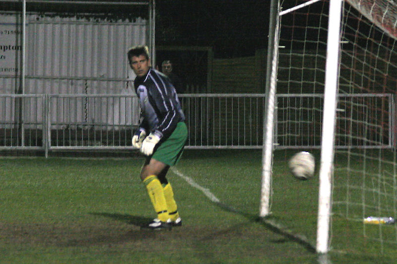 ... and keeper Tyrone Hoare is beaten
