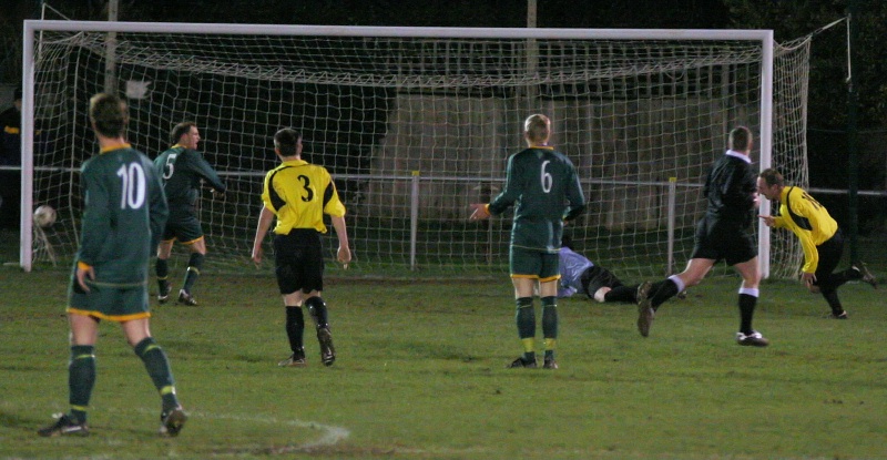 A goal for Littlehampton's Dan Cooper
