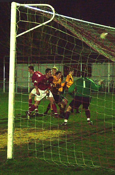 A Horsham attack goes over the bar
