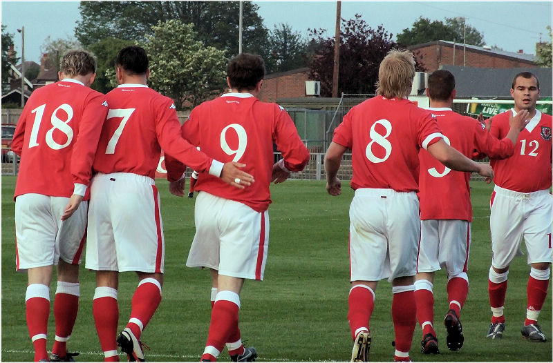 ... and the Welsh celebrate
