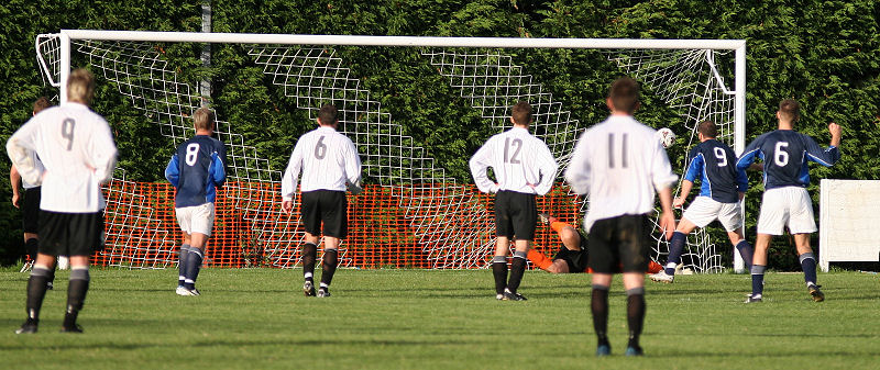 East Preston can do nothing as Dave Adams equalises from the penalty spot with ten minutes left
