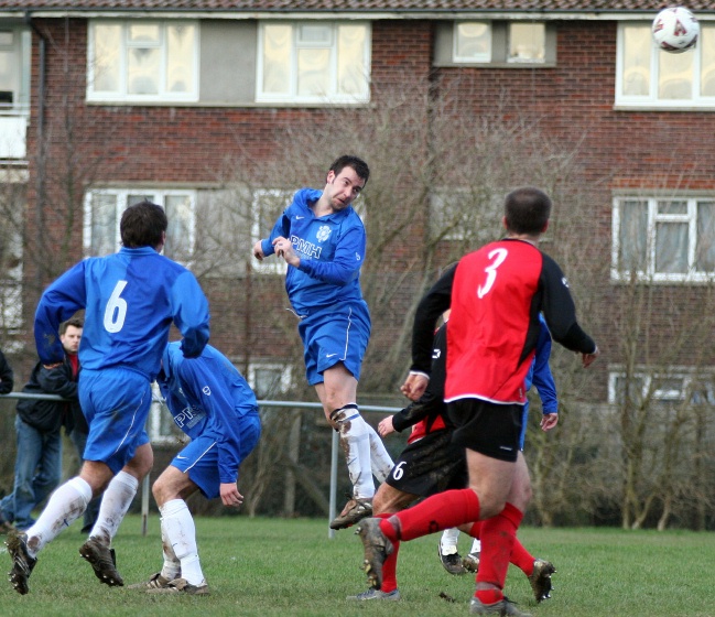 Brett Neal gets in a clearing header
