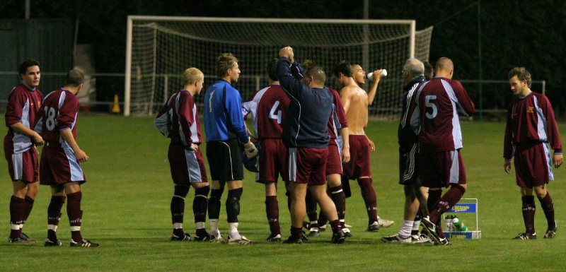 Horley Town prepare for extra time
