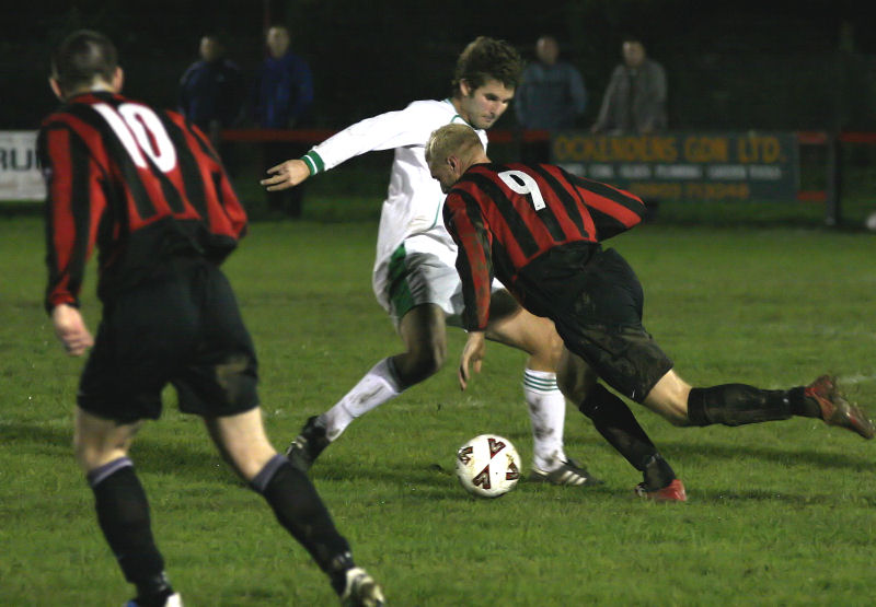 Kane Evans beats this tackle by Daniel Turner 
