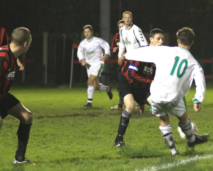 This late shot into the top corner by Scott Murfin ...
