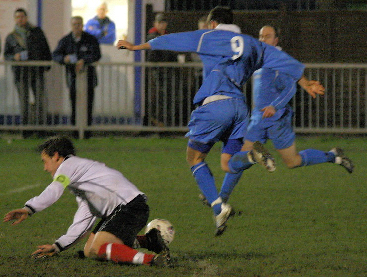 Owen Callaghan pulls one back for Shoreham on 68 minutes
