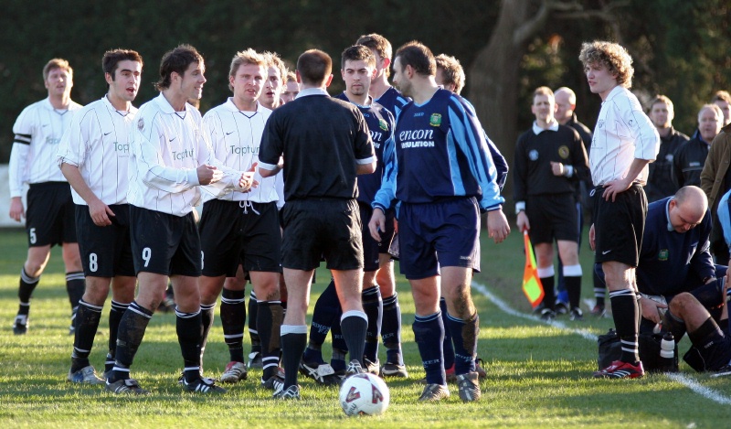 Referee Robert Wilkins meets his fan club
