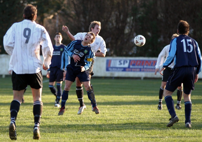 Matt Beeston and Josh Biggs in action
