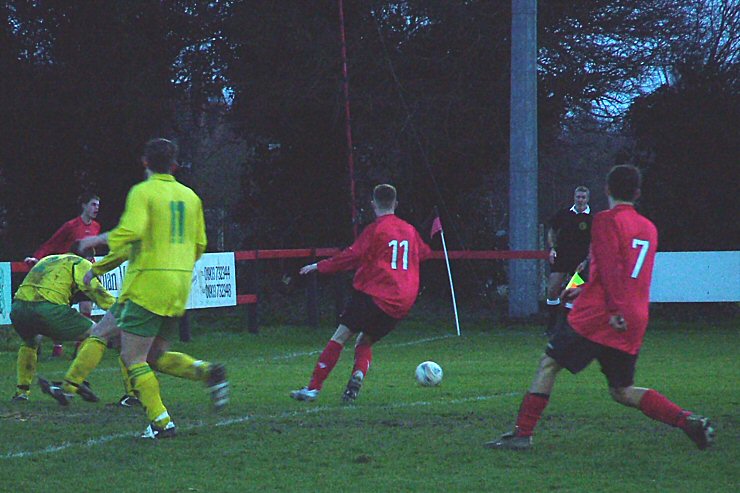 Danny Curd (11) and Tom Manton (7) get into the Westfield defence
