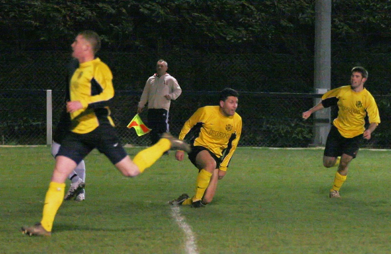 Terry Withers scores for Rustington
