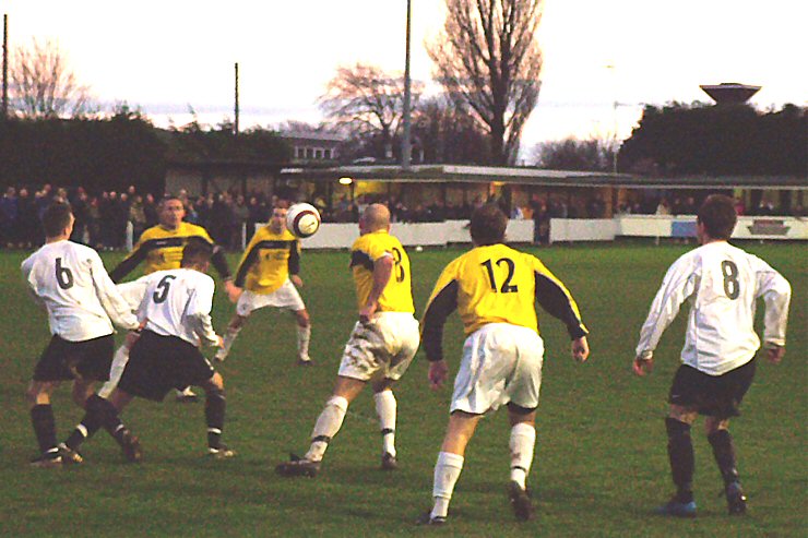 Mike Huckett (6), Seb Keet (5), Daren Pearce (8), Peter Brackley (12) and Matt Axell (8)
