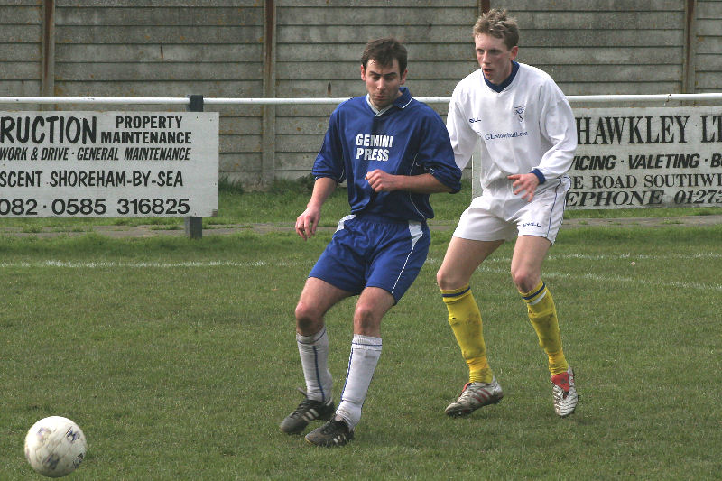 Christian Troak shields the ball
