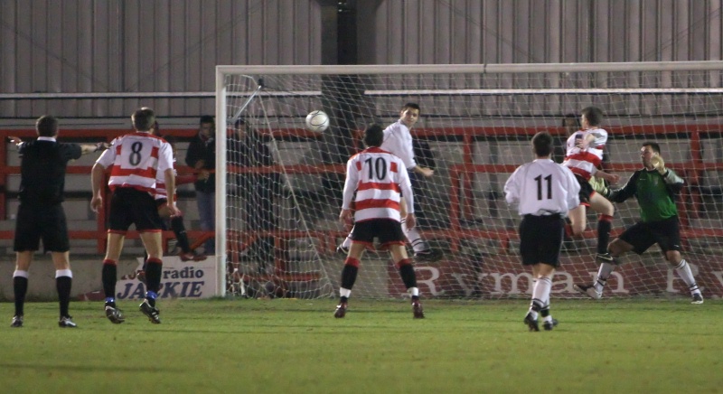 Dean Lodge opens the scoring for K's
