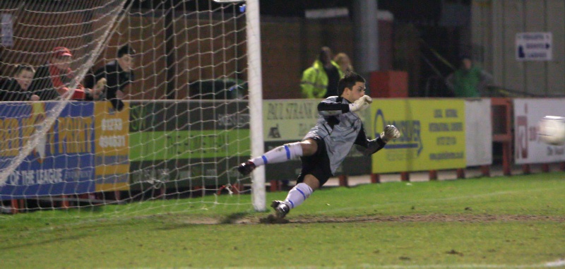 ... Tony Reid puts away the penalty
