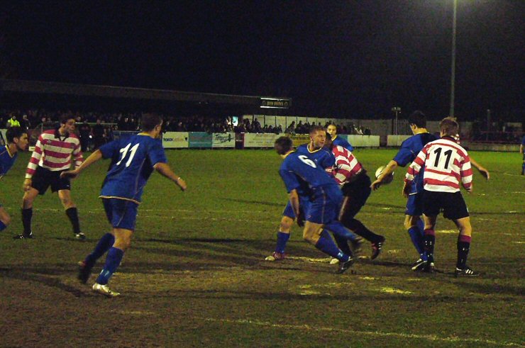 Dons clear a goalmouth scramble
