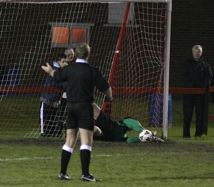 ... Simon Davey saves Sidley's 2nd ...
