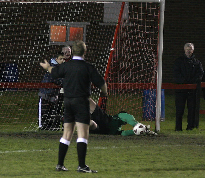 ... Simon Davey saves Sidley's 2nd ...
