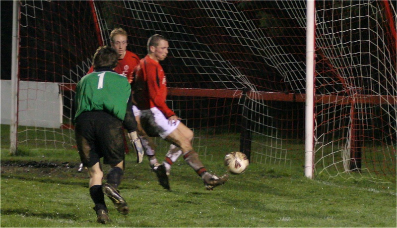 ... but Mark McCallum clears.
