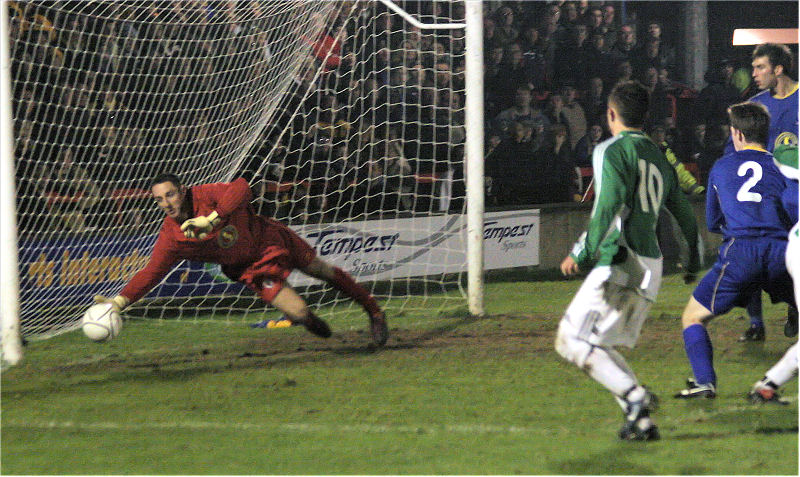 Andy Little makes a vital late save
