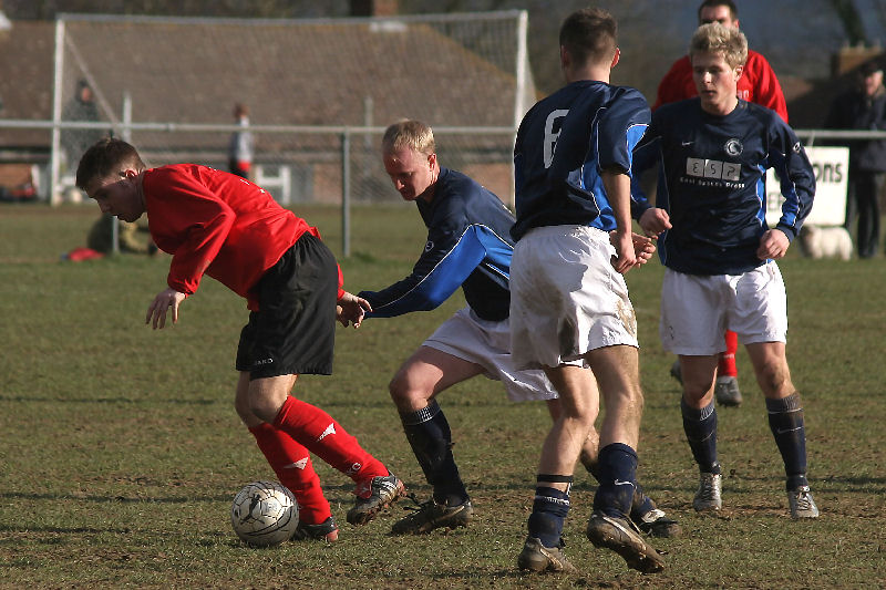 Danny Curd gets away from his marker
