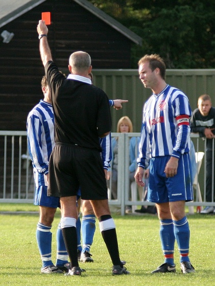 Two bookables for Hythe Town's Tom Adlington
