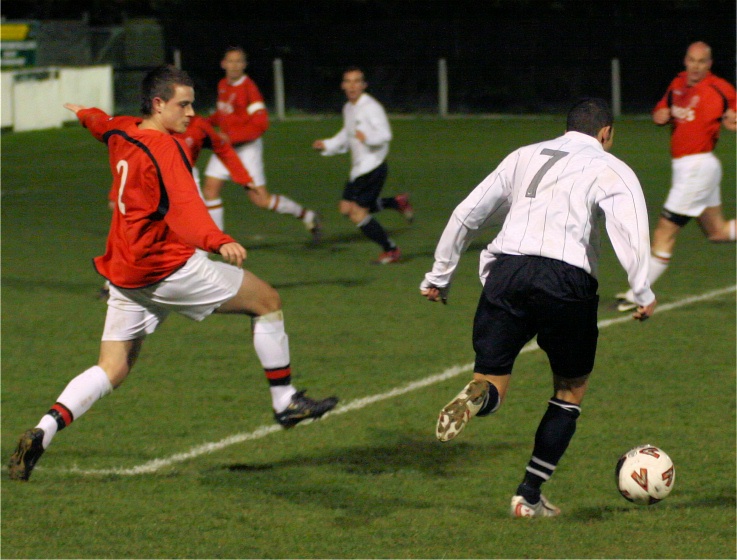 Phil Churchill has a go at the Wick defence
