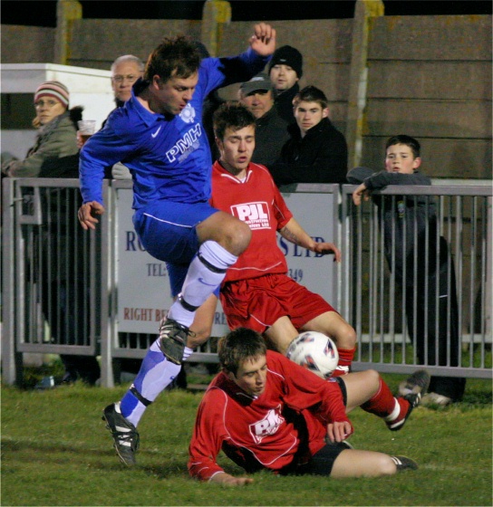 Ryan Walton is tackled
