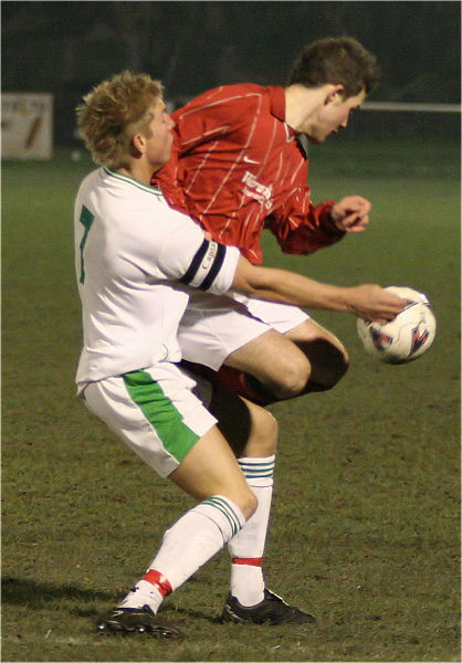 Alex Ward (7) and Chris Green
