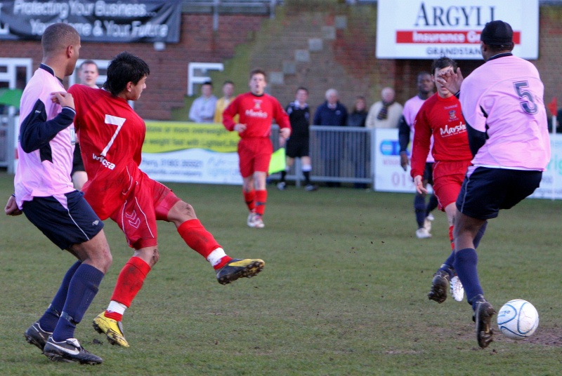 Jerahl Hughes gets his first goal for the club and gives Worthing a 2-1 win
