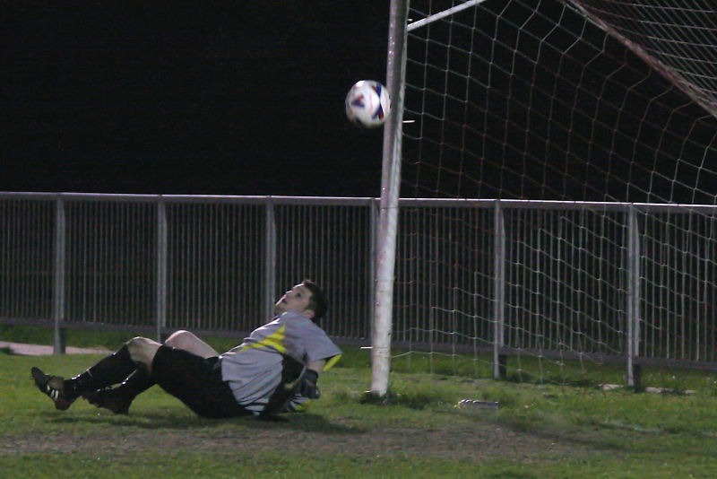 ... eventually a penalty was given which Sam Figg got to ...
