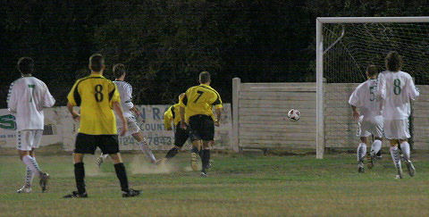 This Littlehampton shot hits the post
