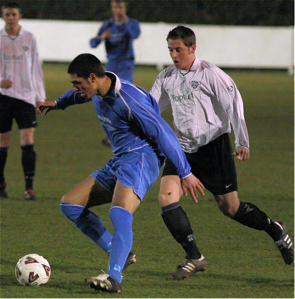 Shaheen Sadough is closely tracked by James Bennett
