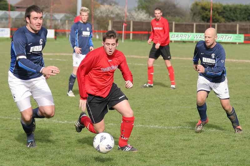 James Bennett goes past Craig Bishop
