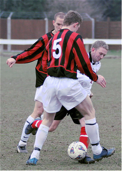 Calum Britton takes on Steve Best (5)
