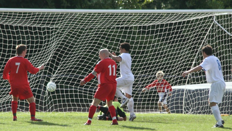 Wes Daly pokes home the equaliser in the 3rd minute of injury time!
