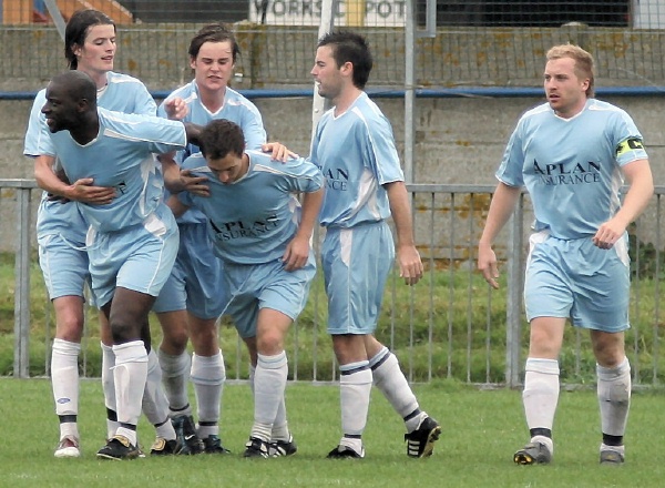 ... and North Leigh celebrate
