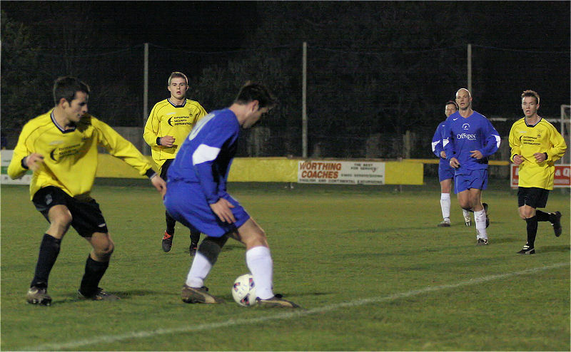 Neil Richardson keeps the ball in play
