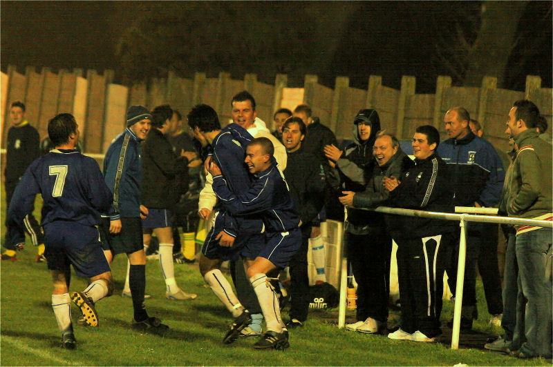 ... and the players and fans celebrate
