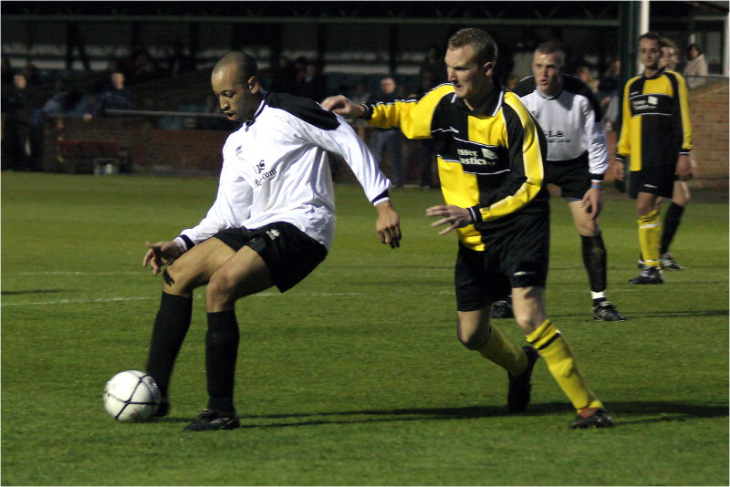 Joel Wiles on the ball
