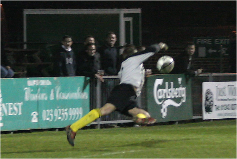 ...which brings a great save from the Yapton keeper
