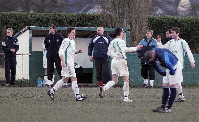 ... but Russell Hardwell (9) gets the winner on 89 minutes
