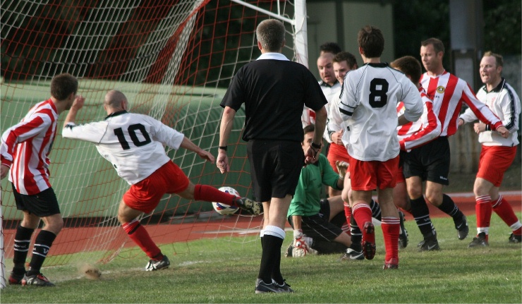 Lewis Ackerman scores for Redhill (thanks Spence!)
