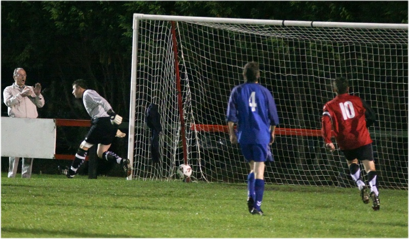 This Owen Elias free kick finds the corner of the net on 20 minutes ...
