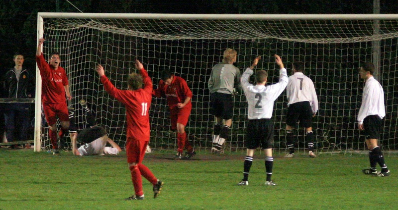 Whitehawk take the lead through an own goal on 54 minutes
