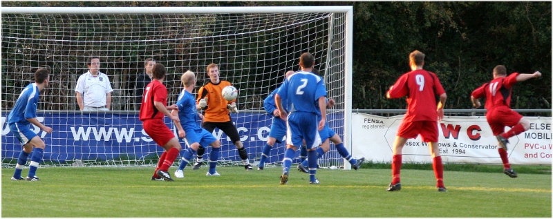 Mark Sheriff (11) scores for Hassocks
