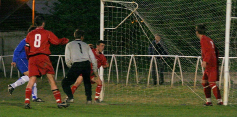 Ryan Walton makes it 2-1 on half time
